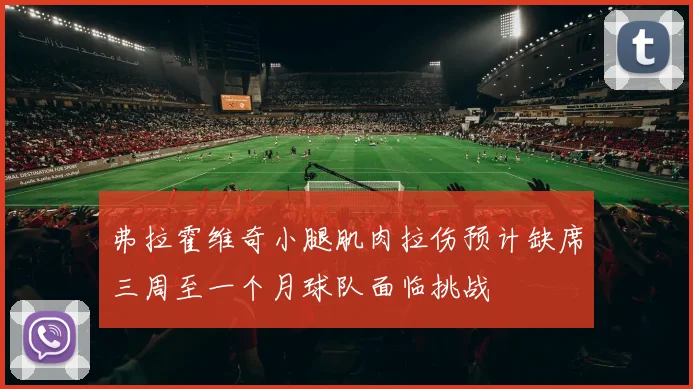 弗拉霍维奇小腿肌肉拉伤预计缺席三周至一个月球队面临挑战